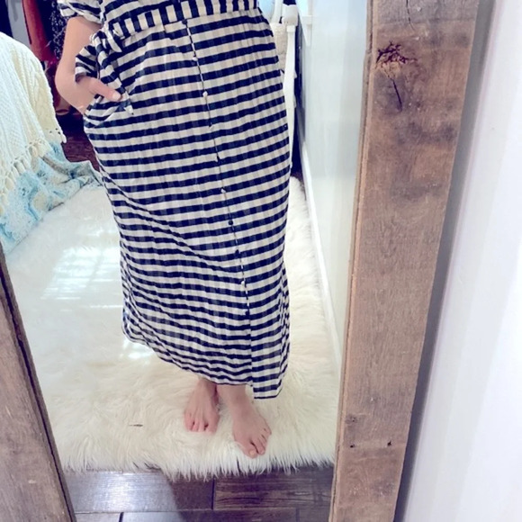 H&M checkered maxi dress size xsmall - Picture 6 of 11